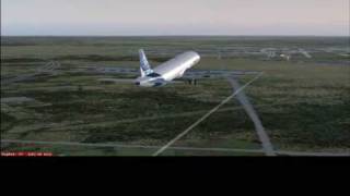 FSX A321 Landing Wilco