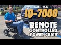 ComfyGo IQ-7000 Remote Control Folding Electric Wheelchair [2024]