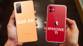 Samsung Galaxy S20 FE vs iPhone 11 - Budget Comparison