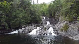 Split Rock Falls, Elizabethtown, NY - Drone Footage