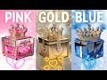 Choose your gift 😍🤢🎁||3 gift box challenge||2 good vs 1 bad|| pink, Gold vs blue #chooseyourgift