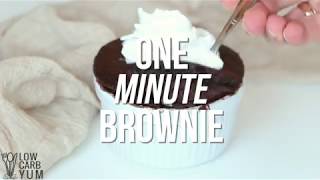 Low Carb Keto Mug Cake Brownie