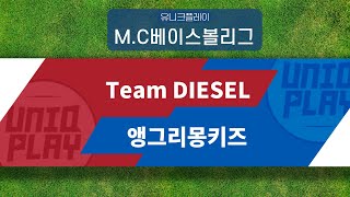 [유니크플레이] Team DIESEL vs 앵그리몽키즈 핫클립 | 07.24 | MC베이스볼