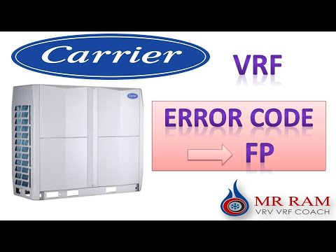Carrier Vrf Error Code Fp English Youtube