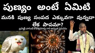 పుణ్యం అంటే? మనకి పుణ్య సంపద ఎక్కువగా వున్నదా లేక పాపమా తెలుసుకుందాం