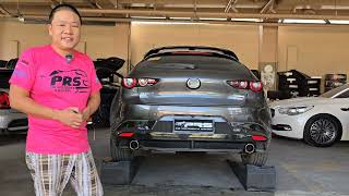 HKS LEGAL MUFFLER EXHAUST on 2024 MAZDA 3 💨💨💨