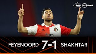 Feyenoord vs Shakhtar Donetsk (7-1) | Dutch Side Thrash Shakhtar | Europa League Highlights