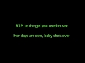 R.i.p - Rita Ora Lyrics On Screen
