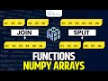 Joining & Split NumPy Arrays Using (concatenate, stack, array_split ) | Machine Learning Tutorials