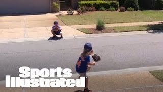 5-Year Old Mini Thor Pitches Like Noah Syndergaard | Mustard Minute | Sports Illustrated