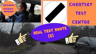 Chertsey Driving Test Centre | REAL Test Route [5] | Full Commentary