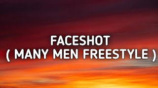 Lil tjay - Faceshot ( Many men Freestyle ) Lyrics