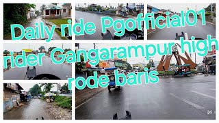 Daily ride Pgofficial01 rider Gangarampur high rode baris#bikelover #viralvideo #trendingvideo #ride