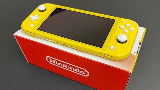 Unboxing Nintendo Switch Lite - Yellow