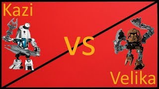 BIONICLE stopmotion: Kazi VS Velika