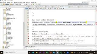OOP - Java Multithreading | Thread Lifecycle + Daemon Thread + Methods + Code Demo (Part 1)