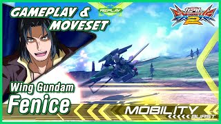 EXVS2 - Wing Gundam Fenice Gameplay \u0026 Moveset