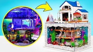 Real Underwater Life In A Stylish Dollhouse