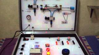 Electropneumatics and PLC Trainer with 2 Cylinders