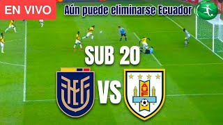 (EN VIVO)🔴ECUADOR VS URUGUAY 🔴- SUDAMERICANO SUB 20 //  Uruguay vs Ecuador sub 20