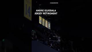 Andre Iguodala’s Jersey Retirement Ceremony at Chase Center @warriors