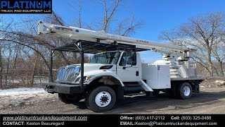 (SOLD) 2009 International 7300 4×4 Terex Rear Mount 75' Elevator Bucket Truck