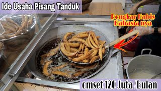 PISANG TANDUK GORENG USAHA KULINER MUDAH OMSET 4 JUTA RUPIAH PER HARI !!! LENGKAP CARA BUAT NYA