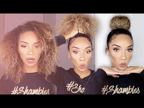 Easy BUN for CURLY Hair! (Talk-Thru) Easy BUN for CURLY Hair! (Talk-Thru)