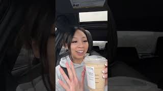 TRYING STARBUCKS' SECRET THAI MILK TEA?! #shorts