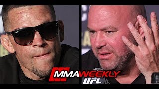 Dana White: Nate Diaz is a Conor McGregor-Ronda Rousey level UFC Star
