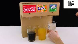 BAD BOY  || How to make coca cola soda mountain machine at home 3 types