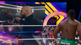 Ricochet attacks Swerve Strickland and Prince Nana with scissors | AEW Dynamite | 22/01/2025