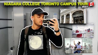 MY COLLEGE TOUR | NIAGARA COLLEGE TORONTO CAMPUS TOUR 🇨🇦 | 2023 | TusharRawat