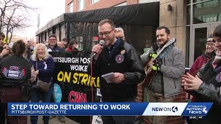 After a long strike, Pittsburgh Post-Gazette journalists return to the office