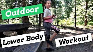 Outdoor Lower Body Workout - 4 Exercises