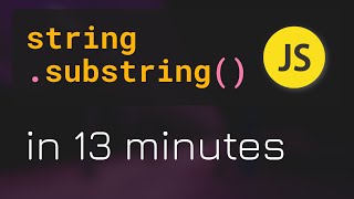 #18 String.substring() and String.slice() in JavaScript Programming (Hindi)
