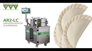 ✅  MÁQUINA para HACER EMPANADAS - ► ARSD-LC armadora rotativa de empanadas