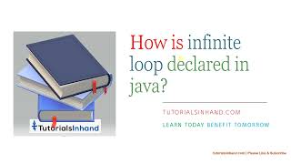 how is an infinite loop declared in java? | how to avoid infinite loop java?