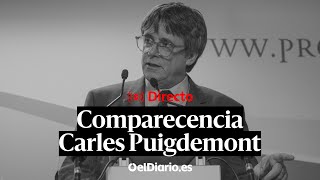 🔴 DIRECTO | PUIGDEMONT comparece en Bruselas