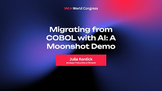 Migrating from COBOL with AI: A Moonshot Demo - Julia Kordick