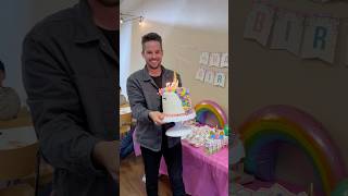 Was it perfect? No. Did she love it? Absolutely 🤍 #baking #unicorncake #birthdaycake