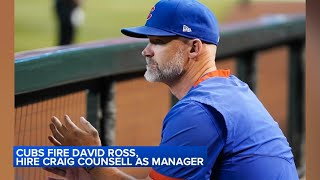 Chicago Cubs replace manager David Ross with Craig Counsell