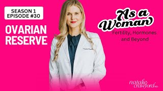 Ovarian Reserve: AMH and AFC,  As a Woman Podcast with Natalie Crawford, MD