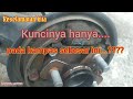 CARA MUDAH MENYETEL REM BELAKANG TOYOTA AGYA..........