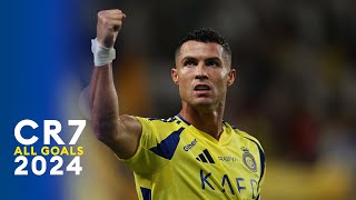 Cristiano Ronaldo 2024 All Goals with AlNassr 💛 جميع أهداف كريستيانو رونالدو مع النصر لعام 2024 🐐