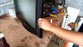 TV SAMSUNG ไฟเข้ามีเสียงแต่จอมืด