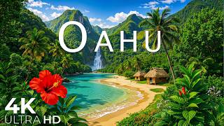Oahu, Hawaii 4K - Exploring Hawaii's Stunning Beaches and Volcanic Wonders - 4K VIDEO UHD