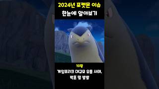 2024년 포켓몬 이슈 요약