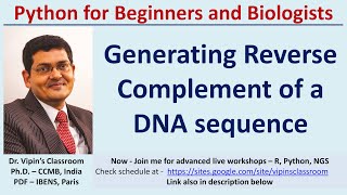 Reverse Complement of a DNA sequence | Python 12