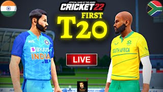 India vs South Africa 1st T20 Match - Cricket 22 Live - RtxVivek